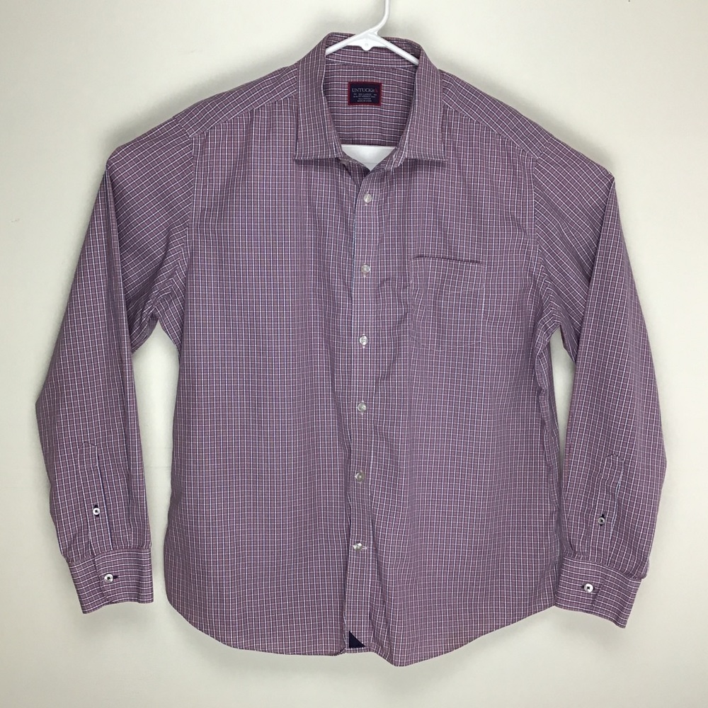 UNTUCKit Pio Cesare mens long sleeve button up shirt 2XL